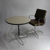 Modern Aluminium Leg Eames Table with Wood Top