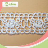 Make to Order Fancy Style Customized Embroidery Ruffled Chemical Lace