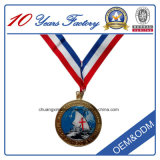 Supply Zinc Alloy Medal with Printed Badge