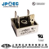 Shanghai Qiyi Semiconductors Bridge Rectifier Kbpc 2510 25A1000V Rectifier Diode Power Supply