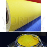 Luster Pigment Yellow for Speciality Paper Making
