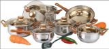 High Quality 12PCS Jp-Ss02b Stainless Steel Cookware Set