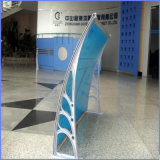 Euro-Design DIY 120X70/190X98.5/270X98.5 Durable Plastic Polycarbonate PC Awning for Door
