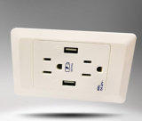 USA Type Socket USB Wall Socketelectric Outlet