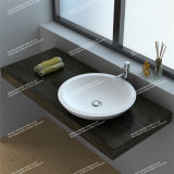 Modern Design Solid Surface Bathroom Mineral Casting Wash Basin/Sink (JZ9004)