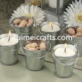 Galvanizing Metal Small Buckets for Snacks and Candles