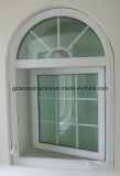 Hight Quality UPVC Casement Window with Arch and Grilles
