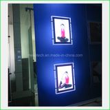 LED Backlit Crystal Ultra Thin Light Box for Advertisement