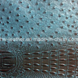 Hot Sale Crocodile-Ostrich Leather for Bag, Briefcase, Luggage