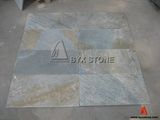 Yellow Vein Grey Slate Tile for Roof and Floor