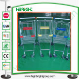 Four Casters Carring Shopping Supermarket Metal Trolley