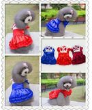 Summer Satin Princess Dog Dress of Pet Clothes Pet Products (ds002)