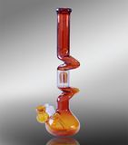 S-Type 6 Forks Tree Branches Filter Amber Glass Smoking Shisha Ash Catcher Hookah