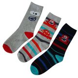 Cotton Plain Children Socks with Computer Design CS-39