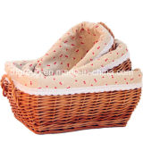 Full Handmade Special Natural Storage Wicker Basket