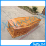 Flat Packed Wooden Coffins Casket for American Style