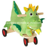 Baby Dragon Plush Rocker Toy with Wheels (GT-09887)