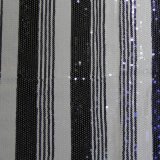 Polyester FDY Embroidery with 5mm Sequin Allover