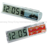 Customized Transparent Mini LCD Clock (MC001)