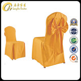 Wholesale 100% Polyester Wedding Fancy Wedding Chair Cover (D-001)