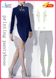 Fashion Sexy Trans-Printing Colorful Tights Pantyhose Silk Socks Stockings for Women (SR-1287)