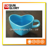 Heart-Shaped Glazed Porcelain Mug Syb082