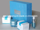 High Quality Blue Special Paper Luxury Packaging Cosmetic Box
