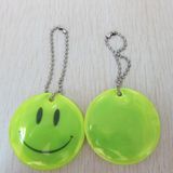 Cheapest Key Ring, Smile Reflective PVC Key Chain