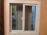 White Frame Cheap Single 4mm Glass UPVC Sliding Window