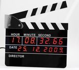 Clapper Board LED Clock (HD0837)