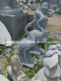 Crane Granite Sculpture