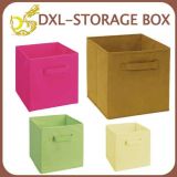 Non Lid Cubic Fabric Foldable Non Woven Storage Box
