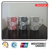 Flower Printing Porcelain Mug