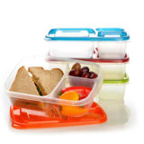 Wholesale 3 Compartments Plastic Lunch Box