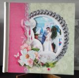 Wooden Photo Album with Crystal (W16#)