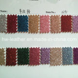 Fashion Stylish Glitter PU Leather for Shoes (HW-1747)