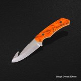Fixed-Blade Knife with Camouflage & Gut Hook (#3822)