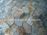 Black Yellow Rusty Multicolor Slate for Flooring/Roofing/ Mushroom Tile