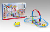 Newest Self-Assembly Roller Coaster, with Light, Children Toy