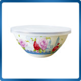 Enamel Salad Bowl with Cover