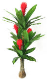 Eco-Friendly Artificial Flower Leaf Bonsai Artificial Plant Red Flower Artificial Cheap 523