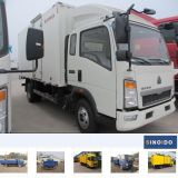HOWO Light Truck with Fold Down Tray, Box Truck