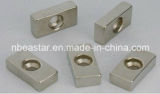 N35-N52 Permanent NdFeB Magnet Block with Special Holes