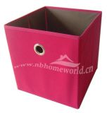 Red Non Woven Storage Toy Box for Home