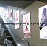 Slim Crystal Frame Light Box with LED Advertising Display Board