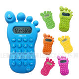 8 Digits Foot Shape Gift Calculator with Various Optional Colors (LC517A)