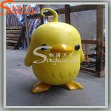 Kindergarten Decoration Artificial Crafts Big Yellow Duck Statues