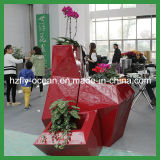 Large Decorative Fiberglass Plant Flower Pot