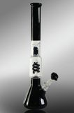 Spiral Glass Smoking Tobacco Ash Catcher Hookah with Waterproof Cover