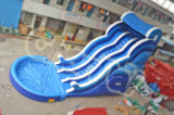 Hot Sale Blue Ocean Wave Inflatable Slide Water Slide